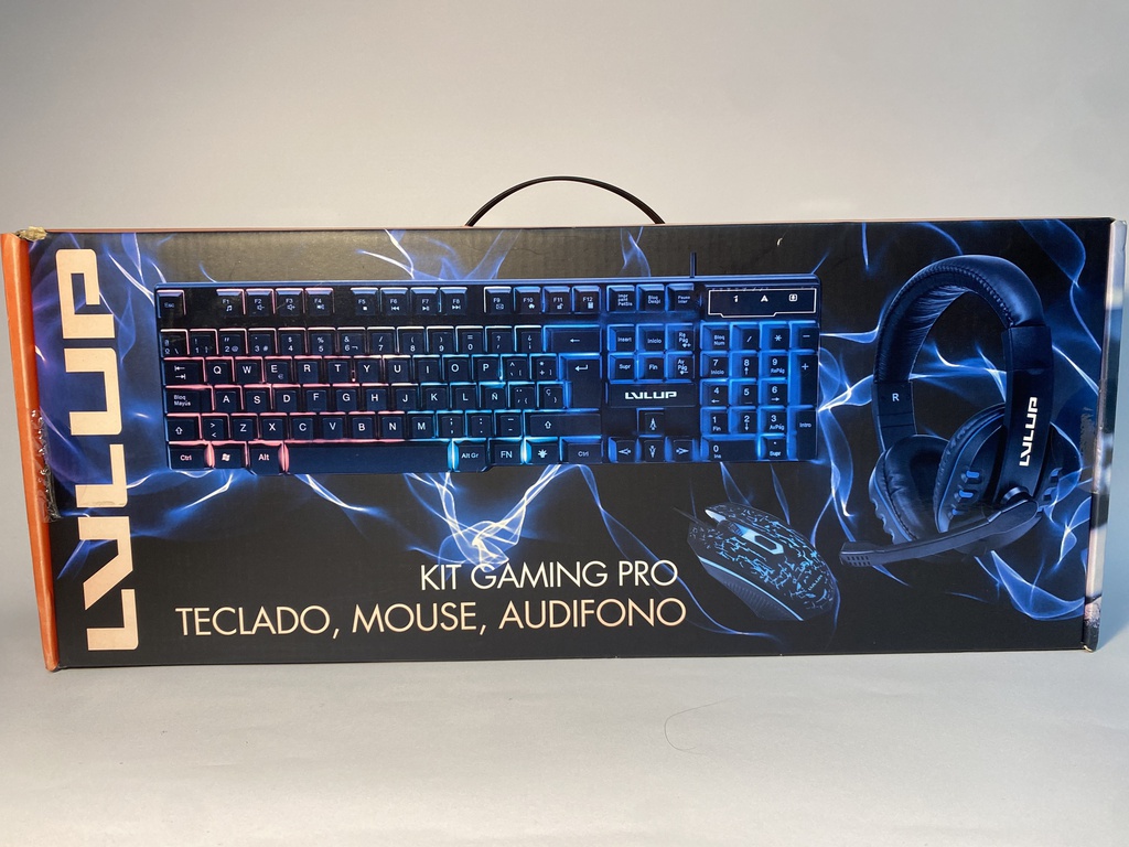 KIT GAMING PRO TECLADO/ MOUSE/ AUDIFONO9V