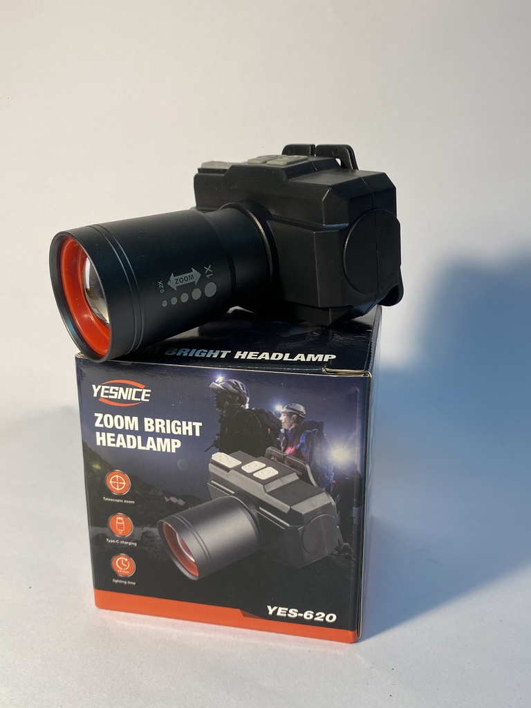 LED LINTERNA PARA CABEZA RECARGABLE YES-620