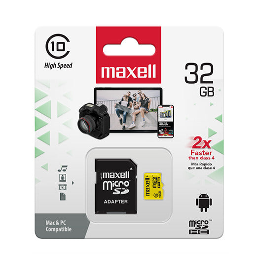 MEMORIA MICRO SD 32GB  MAXELL