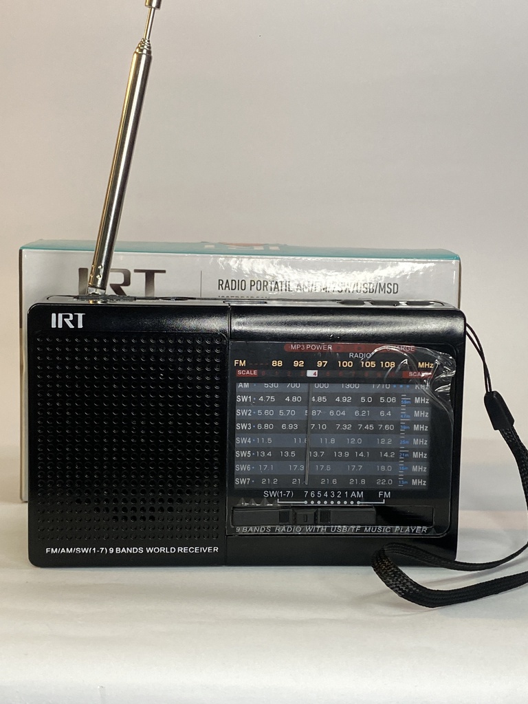 RADIO PORTATIL IRT RECARGABLE