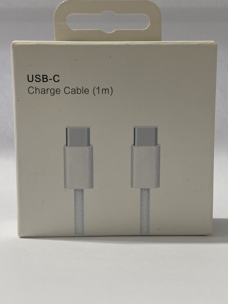 CABLE APPLE USB TIPO C TO C 1METRO