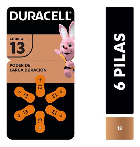 PILAS DURACELL  +13