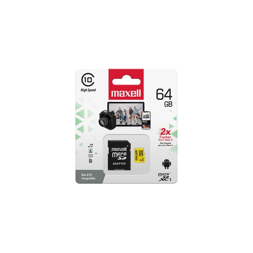 MEMORIA MICRO SD 64GB  MAXELL