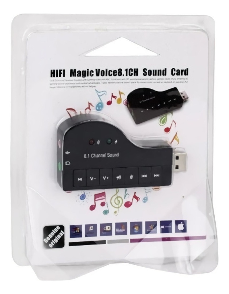 TARJETA DE SONIDO USB 8.1