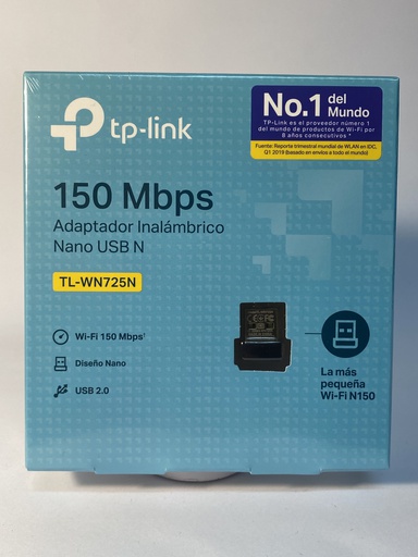 [/00119] TP-LINK ADAPTADOR INALAMBRICO NANO USB N150