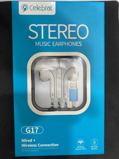 [917] AUDIFONOS IPHONE G17 CELEBRAT