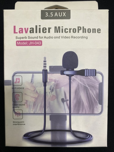 [119525] MICROFONO  SOLAPA P/SMARTPHONE