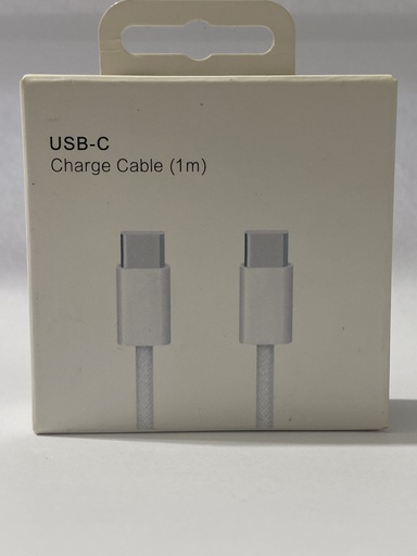 [2738] CABLE APPLE USB TIPO C TO C 1METRO