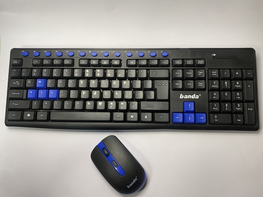 [120416] KIT TECLADO Y MOUSE 2.4 W400