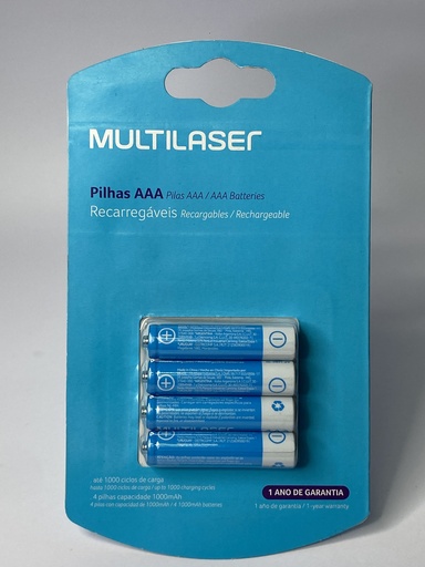 [CB051] PACK PILAS AAA RECARGABLE MULTILASER